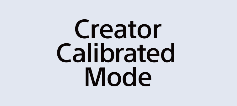 A Creator Calibrated Mode logója