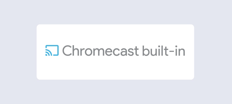 A Chromecast built-in logója